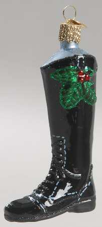 Old World Christmas English Riding Boot - No Box Nb1633