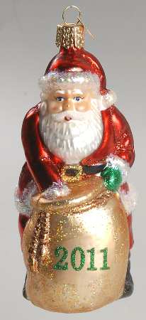 Dated Ornaments 2011 Santa - No Box