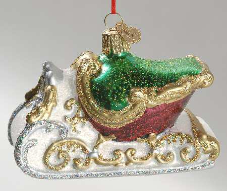 Old World Christmas Elegant Sleigh - No Box Nb1677