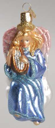 Angels Harpist Angel - Blue - No Box 85a