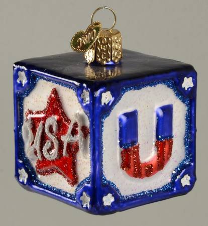 Old World Christmas USA Block - No Box Nb2423