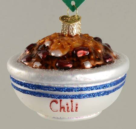 Old World Christmas Bowl Of Chili - No Box Nb2481