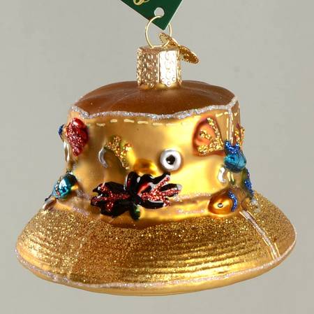 Old World Christmas Fisherman's Hat - No Box Nb2492