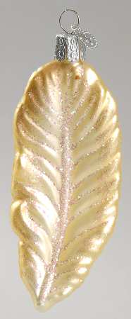 Old World Christmas Feather Assortment-Yellow - No Box Nb1836