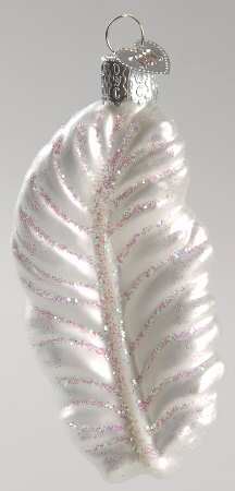 Old World Christmas Feather Assortment-White - No Box Nb1833
