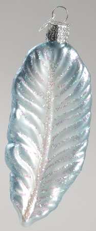 Old World Christmas Feather Assortment-Blue - No Box Nb1834
