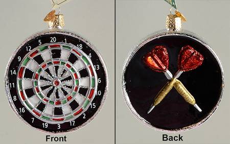 Old World Christmas Dart Board - No Box Nb2430
