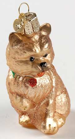 Old World Christmas Cairn Terrier Dog - No Box Nb1713
