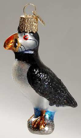 Birds-Hanging Puffin Bird - No Box