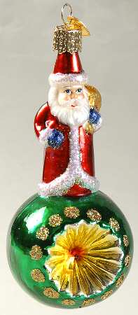 Old World Christmas Santa Reflector - No Box Nb1794