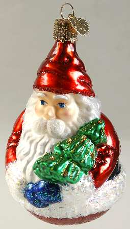 Old World Christmas Roly-Poly Santa - No Box Nb1787