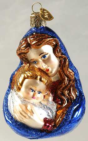 Old World Christmas Mother And Child - No Box Nb1696