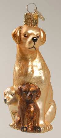Old World Christmas Mama And Pups - No Box Nb1706