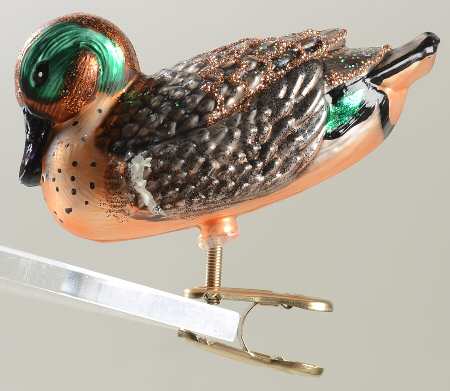 Birds - Clip-On Green-Winged Teal Duck - No Box