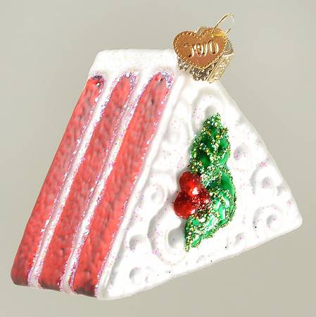 Old World Christmas Red Velvet Cake - No Box Nb2619