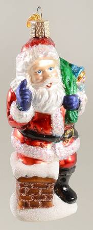 Old World Christmas Better Be Nice Santa - No Box Nb2413