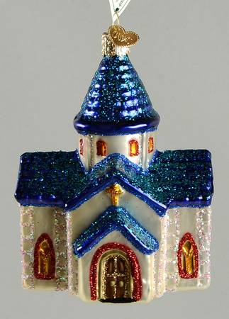 Old World Christmas Devotional Church - No Box Nb2527