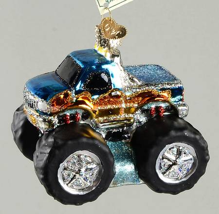 Old World Christmas Toy Monster Truck - No Box Nb2538