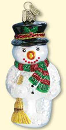 Snowmen Snowman With Broom - No Box