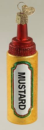 Old World Christmas Squeeze Bottle - Mustard - No Box Nb1971