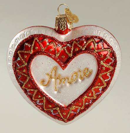 Hearts Amore Heart  - White Center - No Box