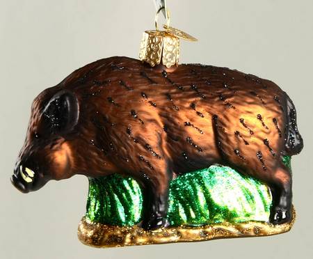 Old World Christmas Wild Boar - No Box Nb2561