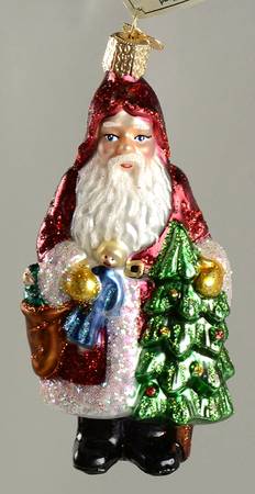 Old World Christmas Woodland Father Christmas - No Box Nb2412