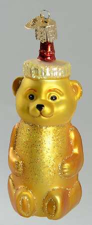 Old World Christmas Honey Bear - No Box Nb1974