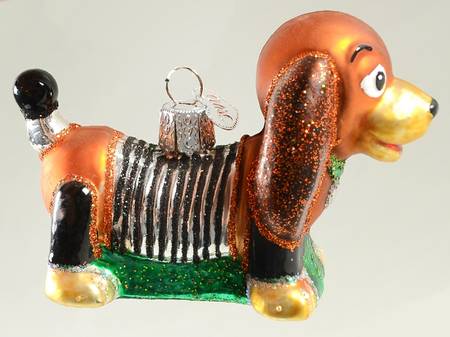 Old World Christmas Toy Coil Dog - No Box Nb2651