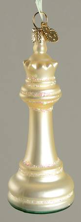 Old World Christmas Chess Piece White - No Box Nb2698