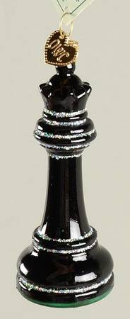 Old World Christmas Chess Piece Black - No Box Nb2697