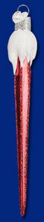 Old World Christmas Prism Icicle - Red - No Box Nb2121