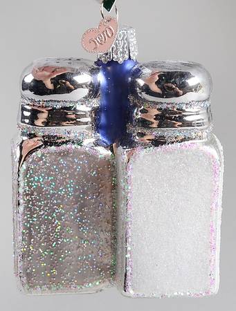 Old World Christmas Salt & Pepper Shaker - No Box Nb2622