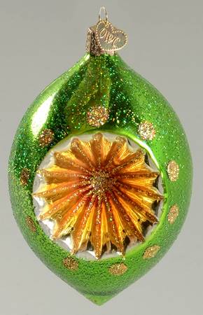 Old World Christmas Reflector (Green) - No Box Nb2037