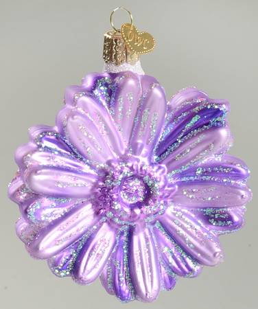 Old World Christmas Andy's Daisy - Lavender - No Box Nb2128