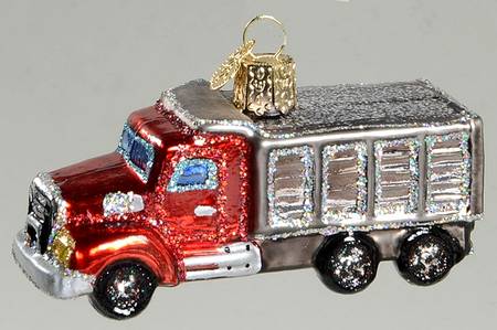 Old World Christmas Dump Truck - No Box Nb2167