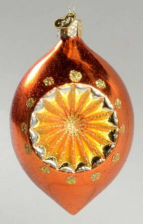Old World Christmas Reflector (Orange) - No Box Nb2038
