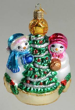 Snowmen Snowman Christmas Couple - No Box