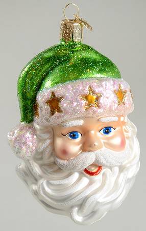 Old World Christmas Fashion Santa - Green - No Box Nb2154