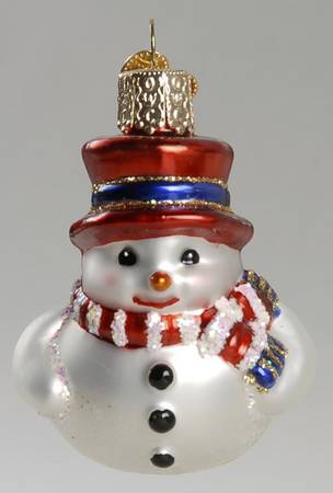 Snowmen Mini Snowman-Red Hat - No Box