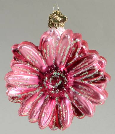 Old World Christmas Andy's Daisy - Light Pink - No Box Nb2129