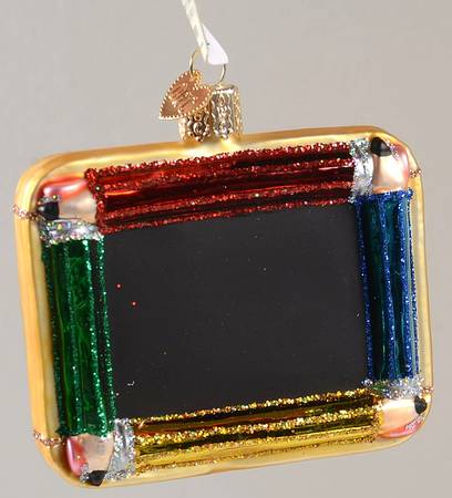 Old World Christmas Chalkboard - No Box Nb2762