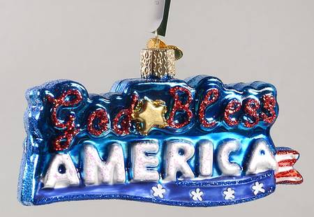 Patriotic God Bless America - No Box