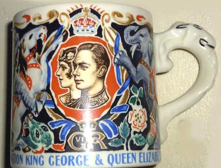 Myott Royalty Giftware King George & Queen Elizabeth - No Box