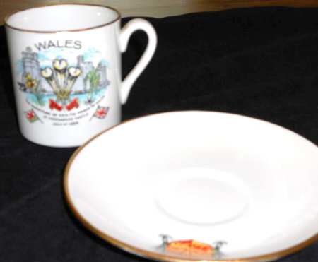 Myott Royalty Giftware Prince Of Wales-1969 - Demitasse Cup & Sucer Set