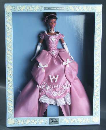 Wedgwood Barbie 2001-African American - Boxed