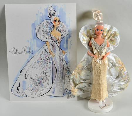 Bob Mackie Designer Collection Platinum Barbie - Boxed