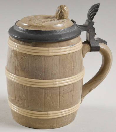 Mettlach Steins Barrel Acorn - No Box