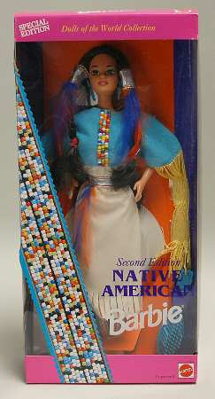 Dolls of the World Native American Barbie-2nd Edition - Boxed