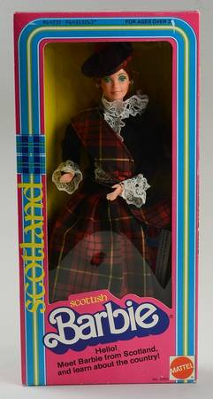 Dolls of the World Scottish Barbie - Boxed